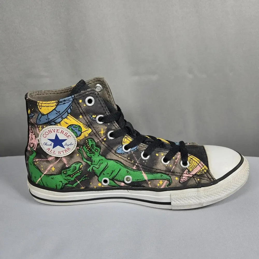 Converse Chuck Taylor All Star Dinoverse Kids 5 High Top Dinosaur Shoes